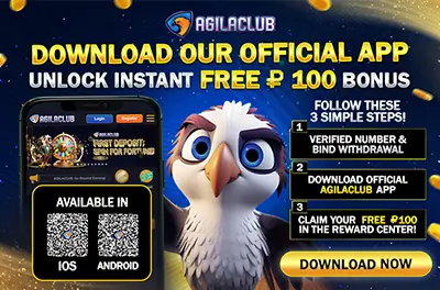 Download our official app unlock instant FREE ₱100 bonus