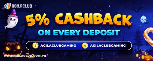 Get 5% Cashback on Deposits Daily at AgilaClub