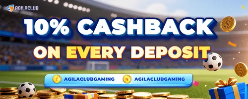 AgilaClub 10% Cashback Bonus on Every Eligible Deposit